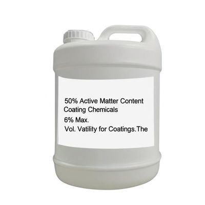 ซื้อ Coating Additives with 50% Active Matter Content, 6% Max. Volatility, and 100-500 MPa.s Viscosity for Enhanced Performance การผลิตออนไลน์